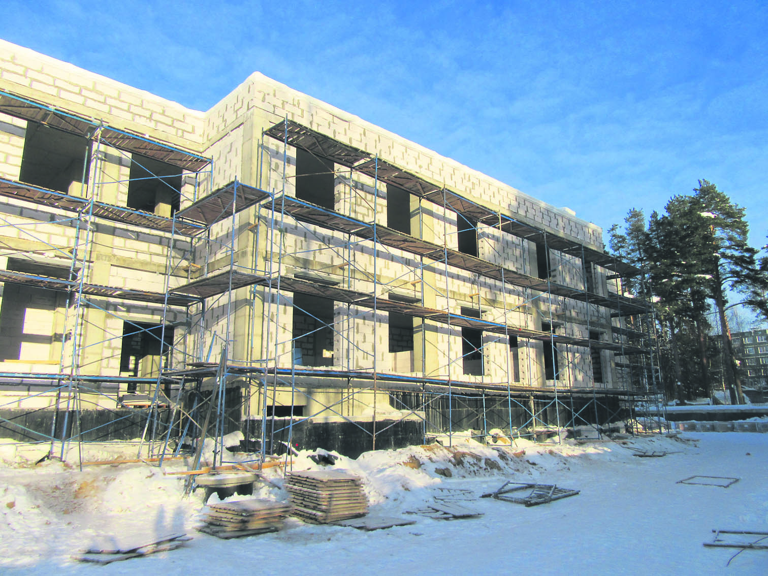 Кипит работа в Сосновской Детской школе искусств, ввод в эксплуатацию запланирован на первый квартал 2027 года_2